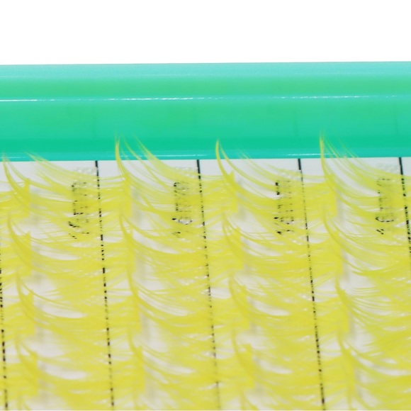 336 Clusters D Curl 10-12-14-16mm Mixed Color Black+Orange+Rose+Yellow Colorful - Picture 5 of 8